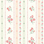 Beige Floral Print Contrast Pipping Short Pajamas Set