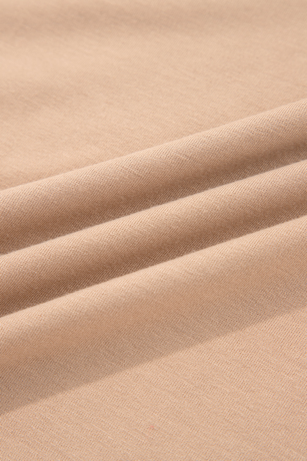 Light French Beige Braided Trim Puff Sleeve Dress