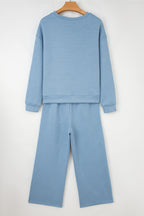 Ultra Loose Textured 2pcs Slouchy Outfit