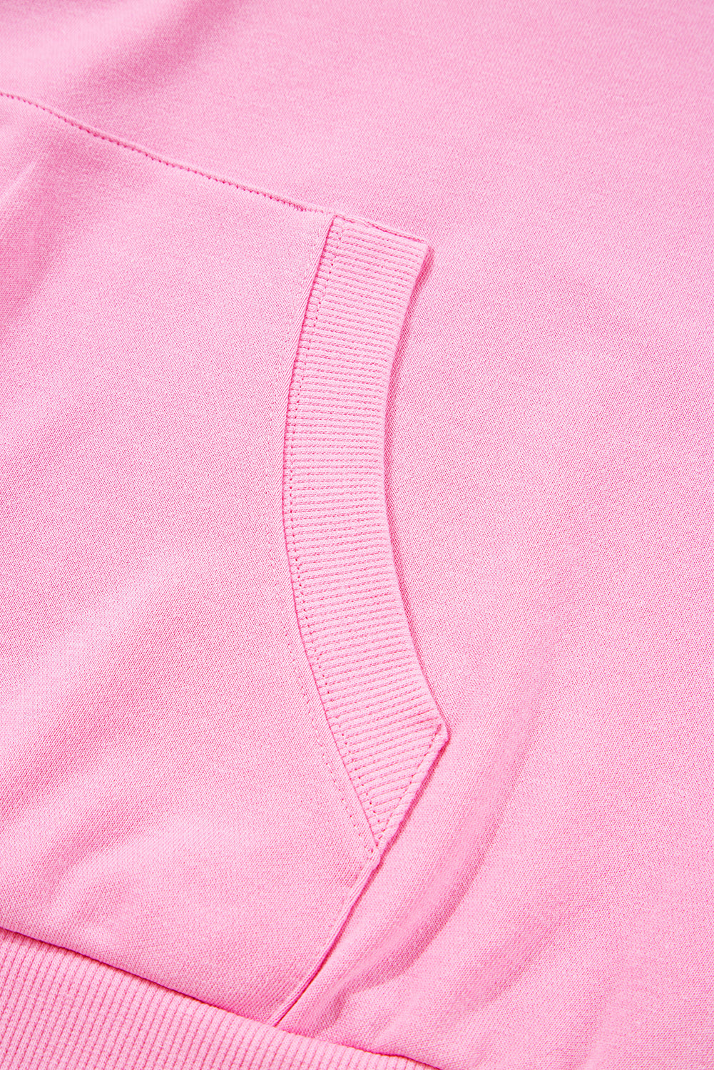 Parchment Checkered Patchwork Kangaroo Pocket Half Zipper Hoodie