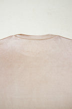 Gold Round Neck Metallic Tank Top