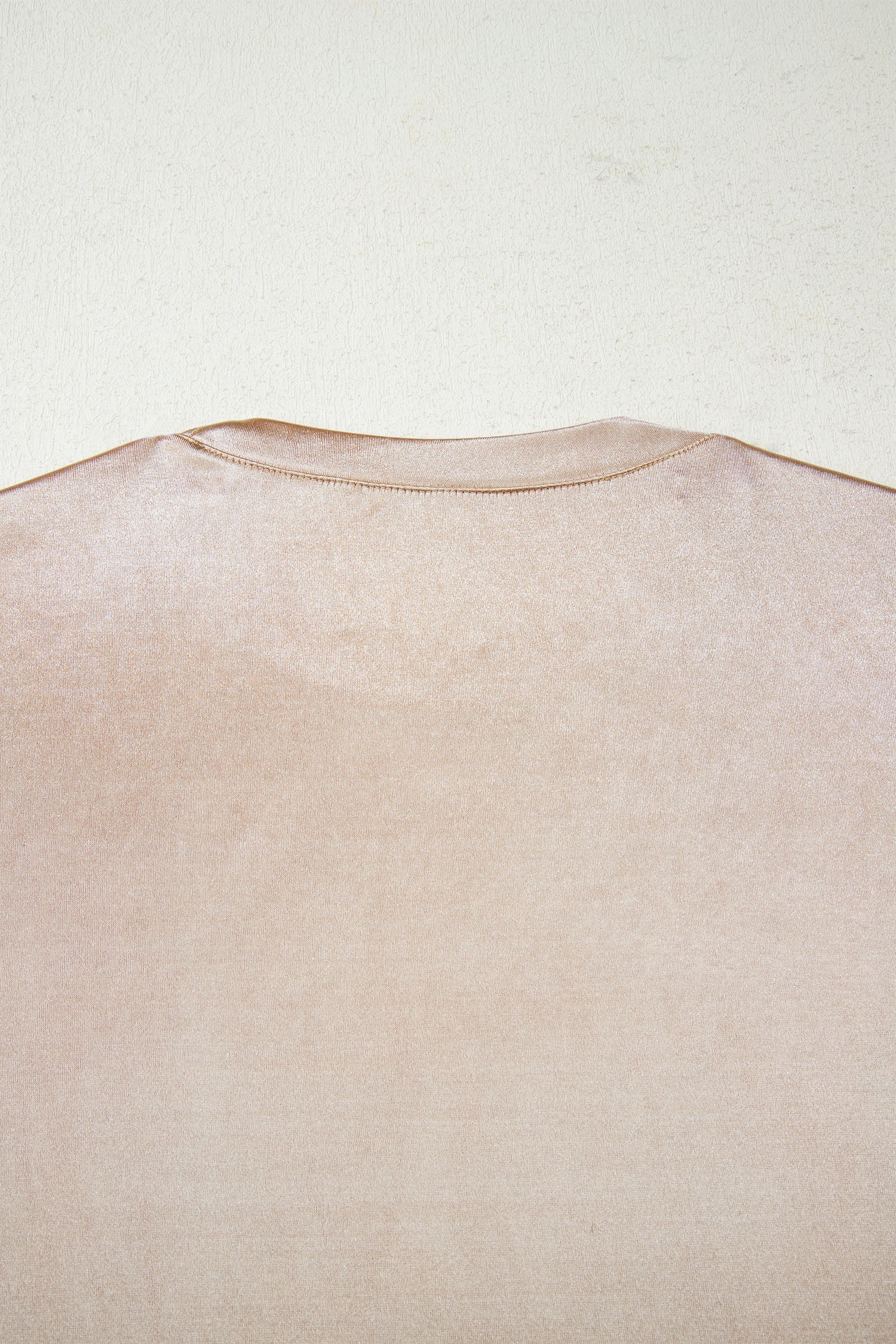 Gold Round Neck Metallic Tank Top