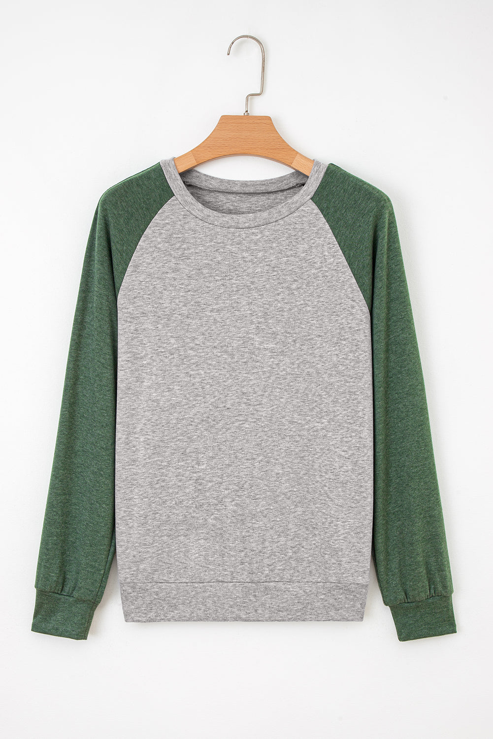Colorblock Raglan Long Sleeve T Shirt