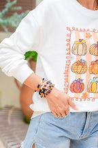 Russet Orange 7pcs Game Day Football Stackable Bracelet Set