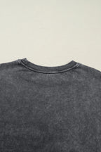 Sleet Cowboy & Beer Western Graphic Mineral Wash Tank Top