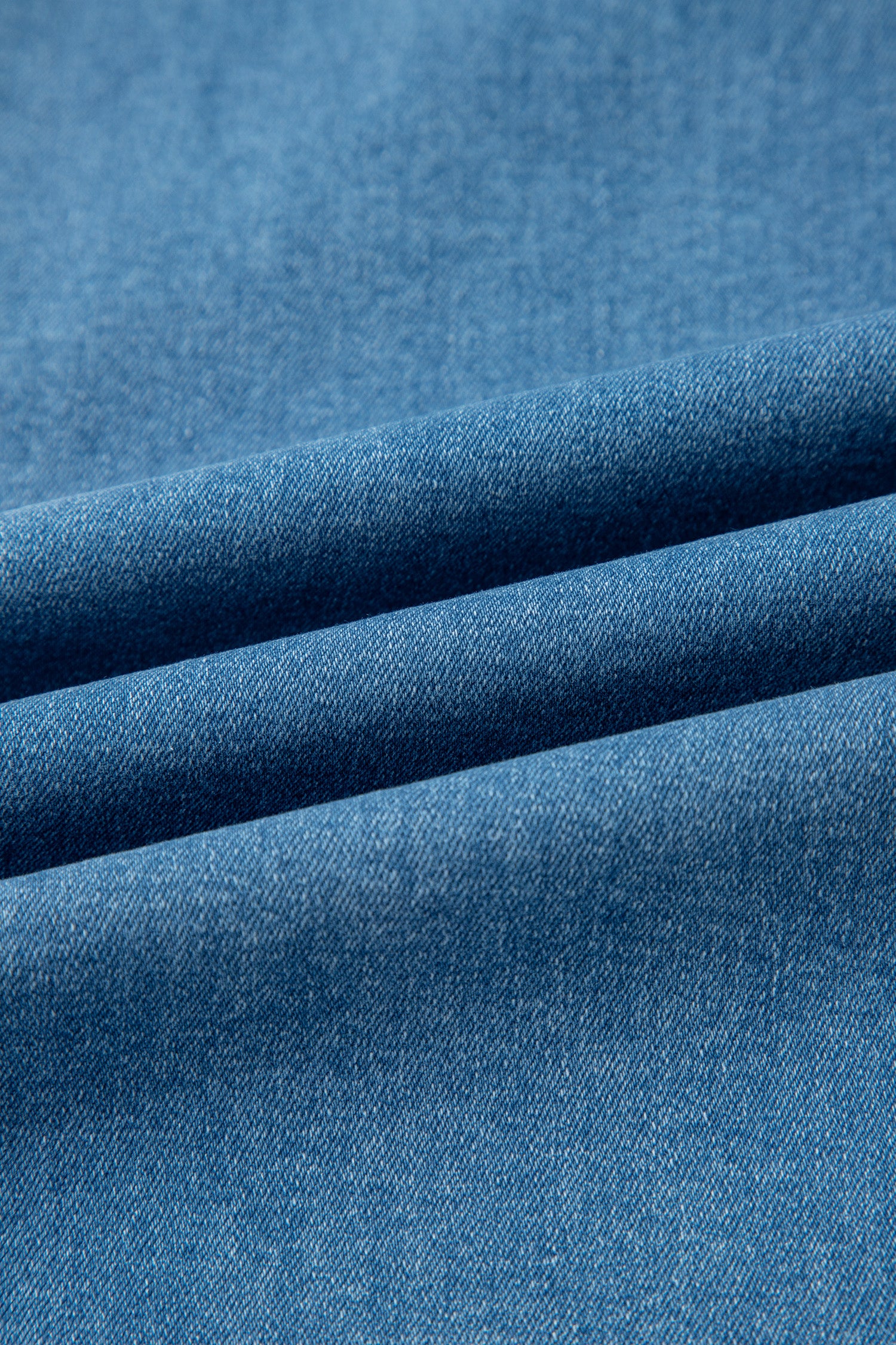 Retro Washed Patch Pocket Loose Jeans