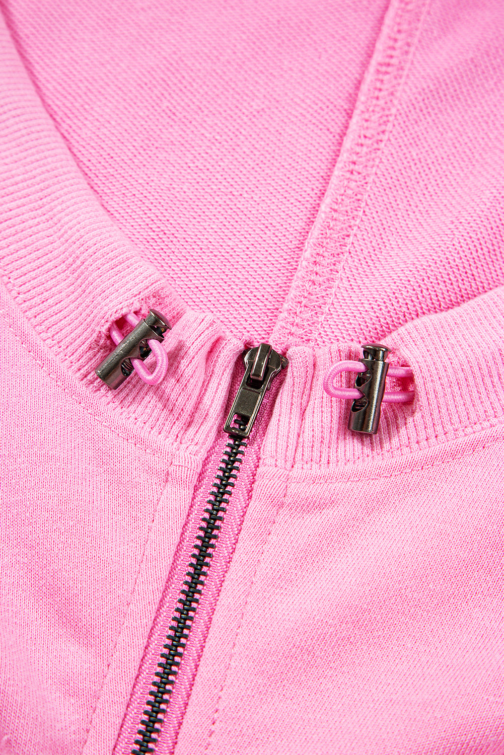 Parchment Checkered Patchwork Kangaroo Pocket Half Zipper Hoodie