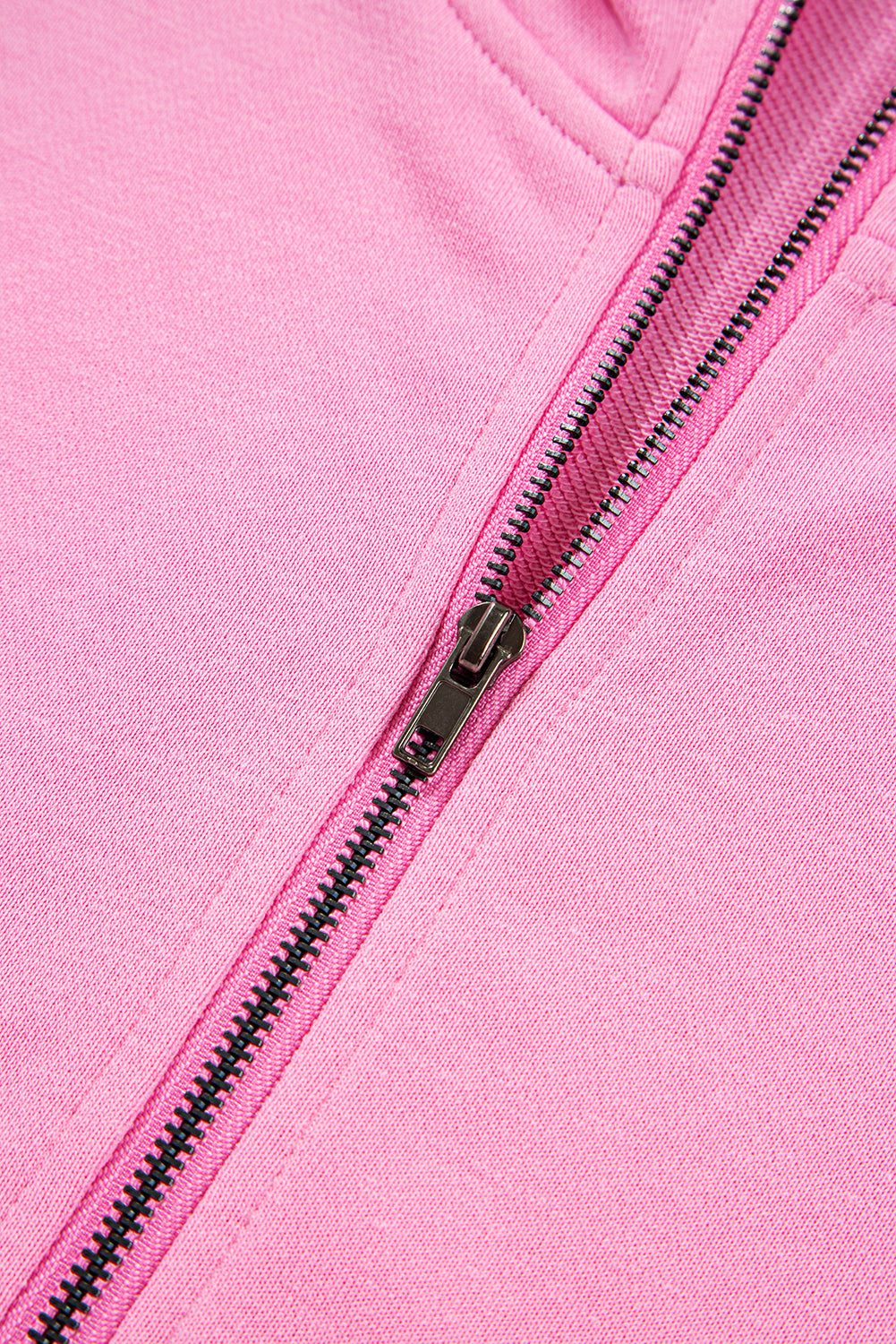 Parchment Checkered Patchwork Kangaroo Pocket Half Zipper Hoodie