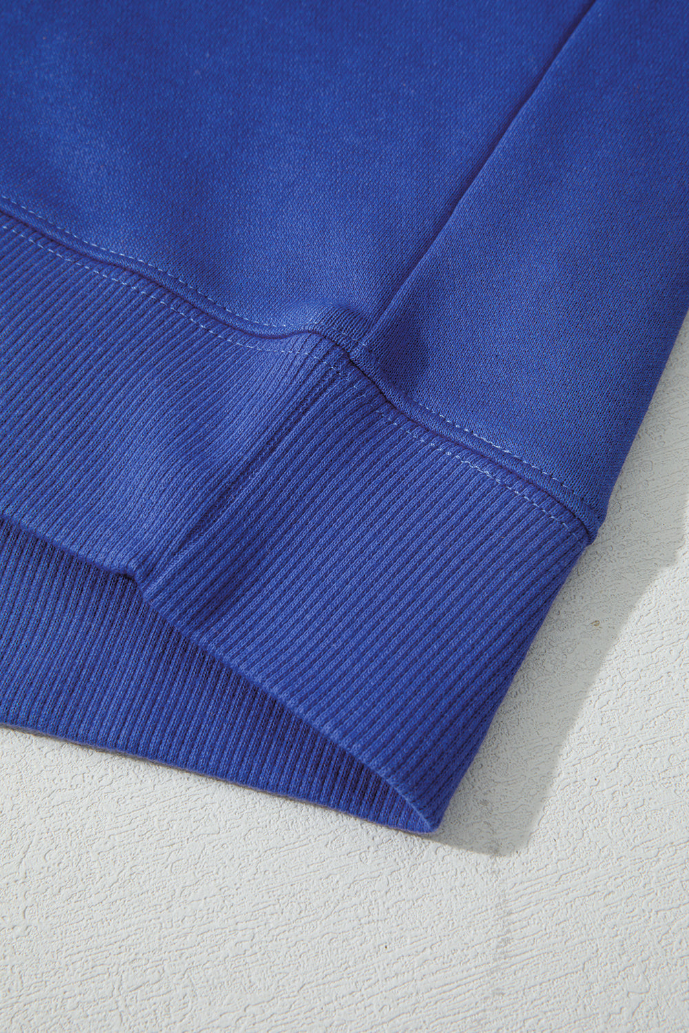 Red Dahlia Varsity Striped Detail Drop Shoulder Oversized Sweatshirt