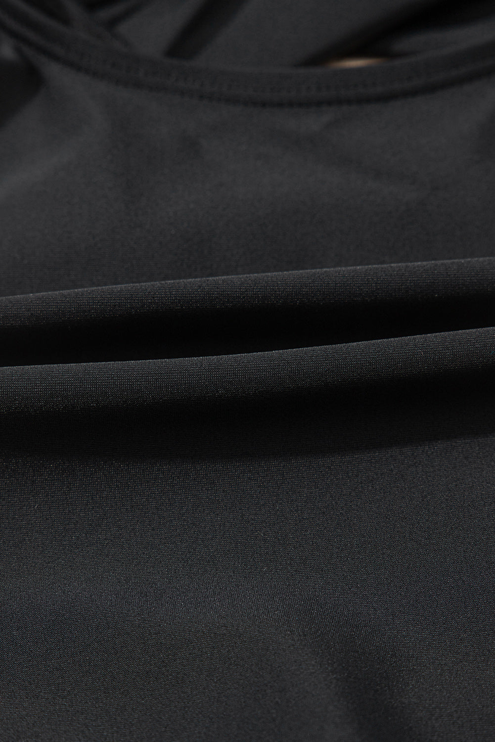 Beau Blue Ric Rac Trim Contrasted Patchwork Cutout One Piece Swimsuit