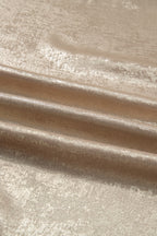 Apricot Plus Size Metallic Long Flounce Sleeve Blouse