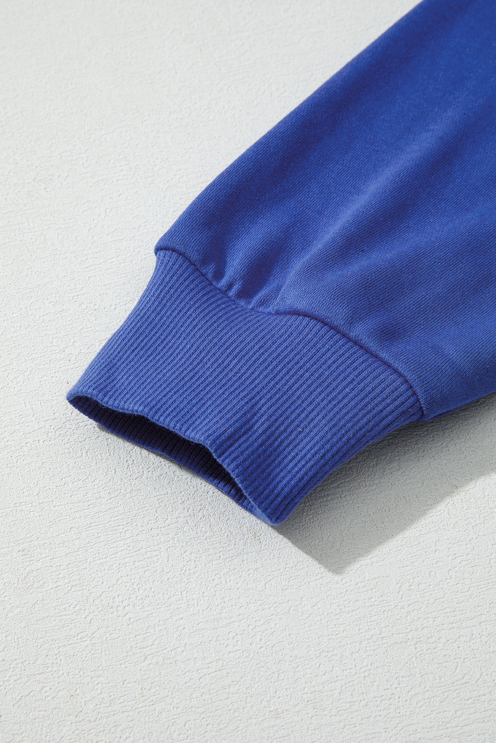 Red Dahlia Varsity Striped Detail Drop Shoulder Oversized Sweatshirt