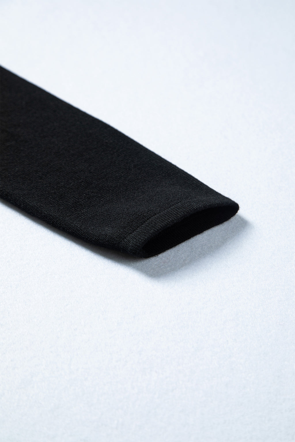 Black Asymmetric Neck Batwing Sleeve Shift Mini Sweater Dress