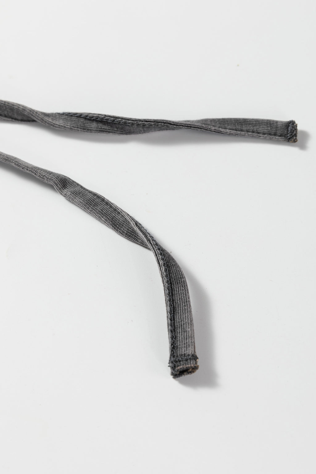 Mineral Wash Lace-up High Waist Raw Hem Patched Pocket Pants