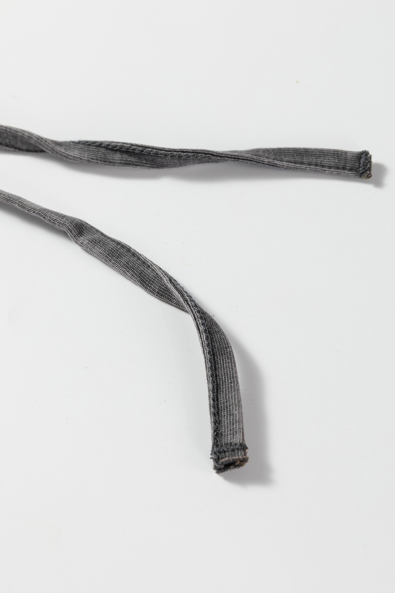 Mineral Wash Lace-up High Waist Raw Hem Patched Pocket Pants