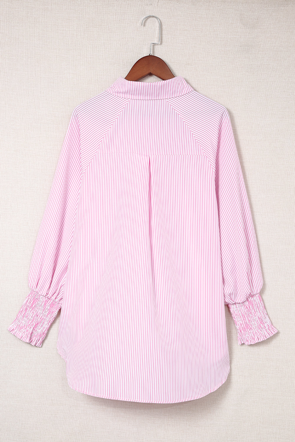 White Floral Lace Hollow-out Splicing Crinkled Shirt