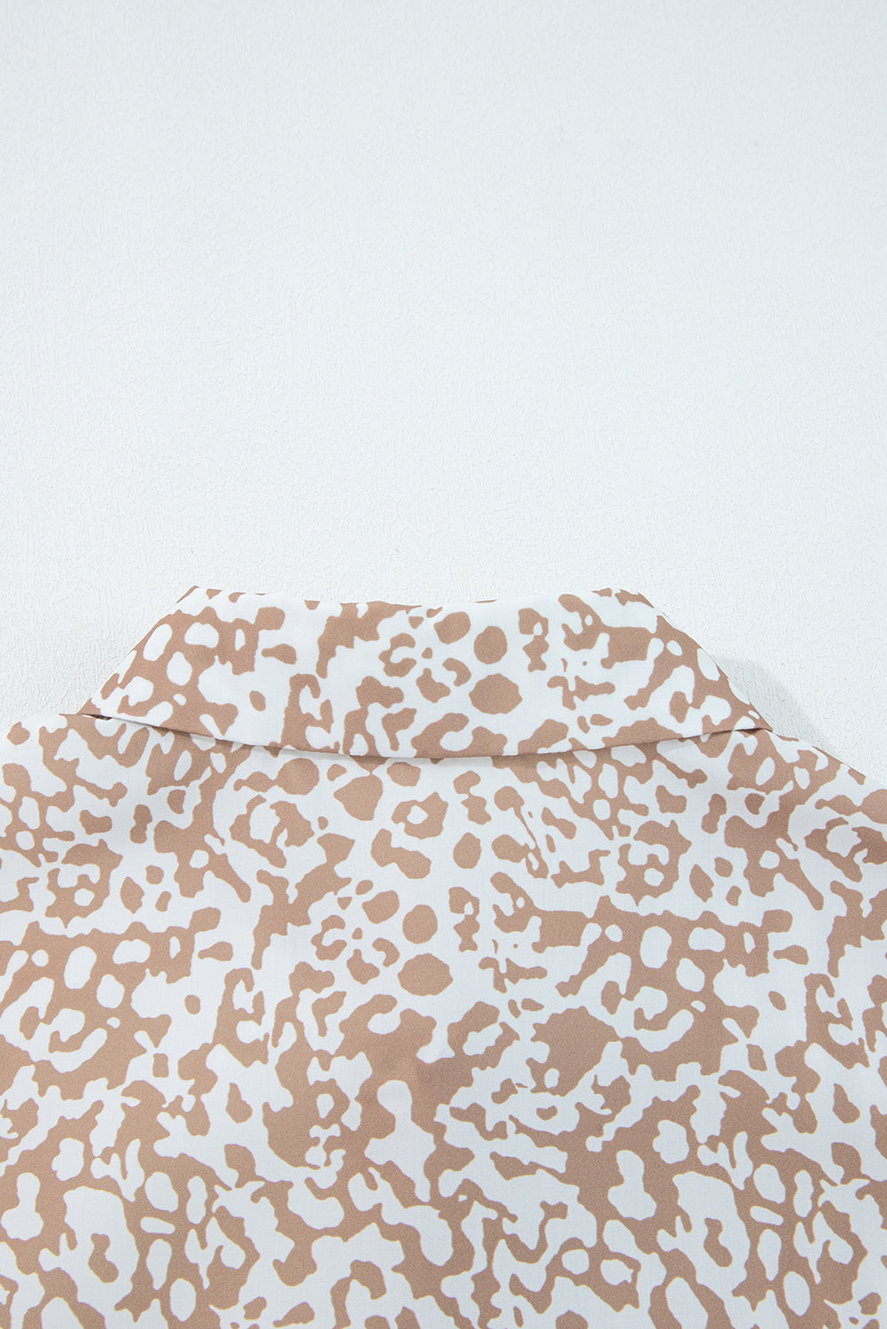 Pink Leopard Striped Western Casual Shirt