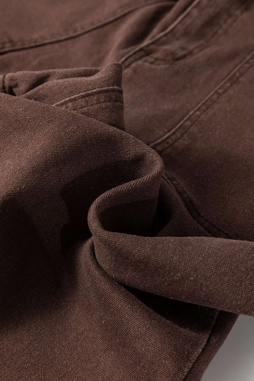 Retro Washed Patch Pocket Loose Jeans