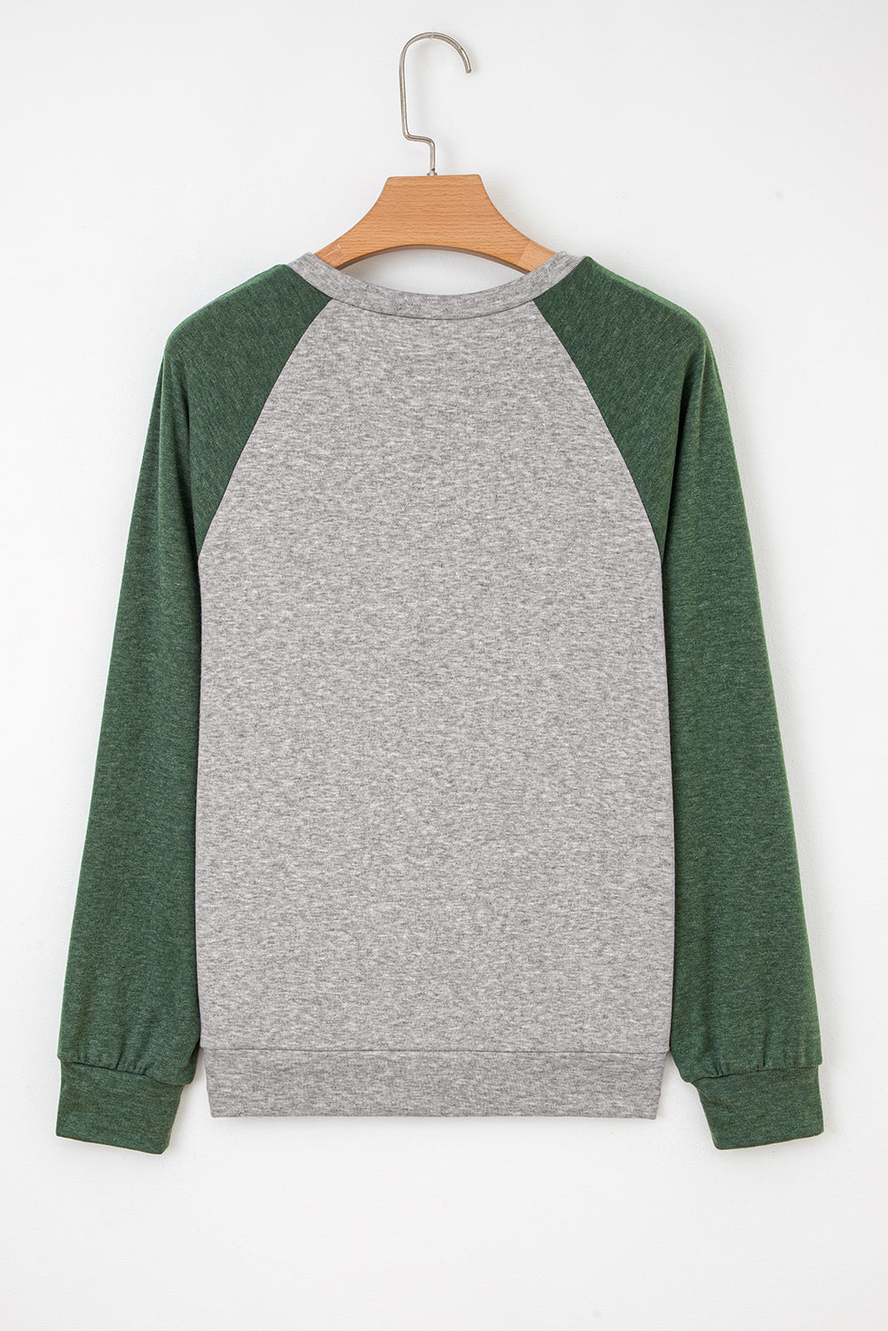 Colorblock Raglan Long Sleeve T Shirt