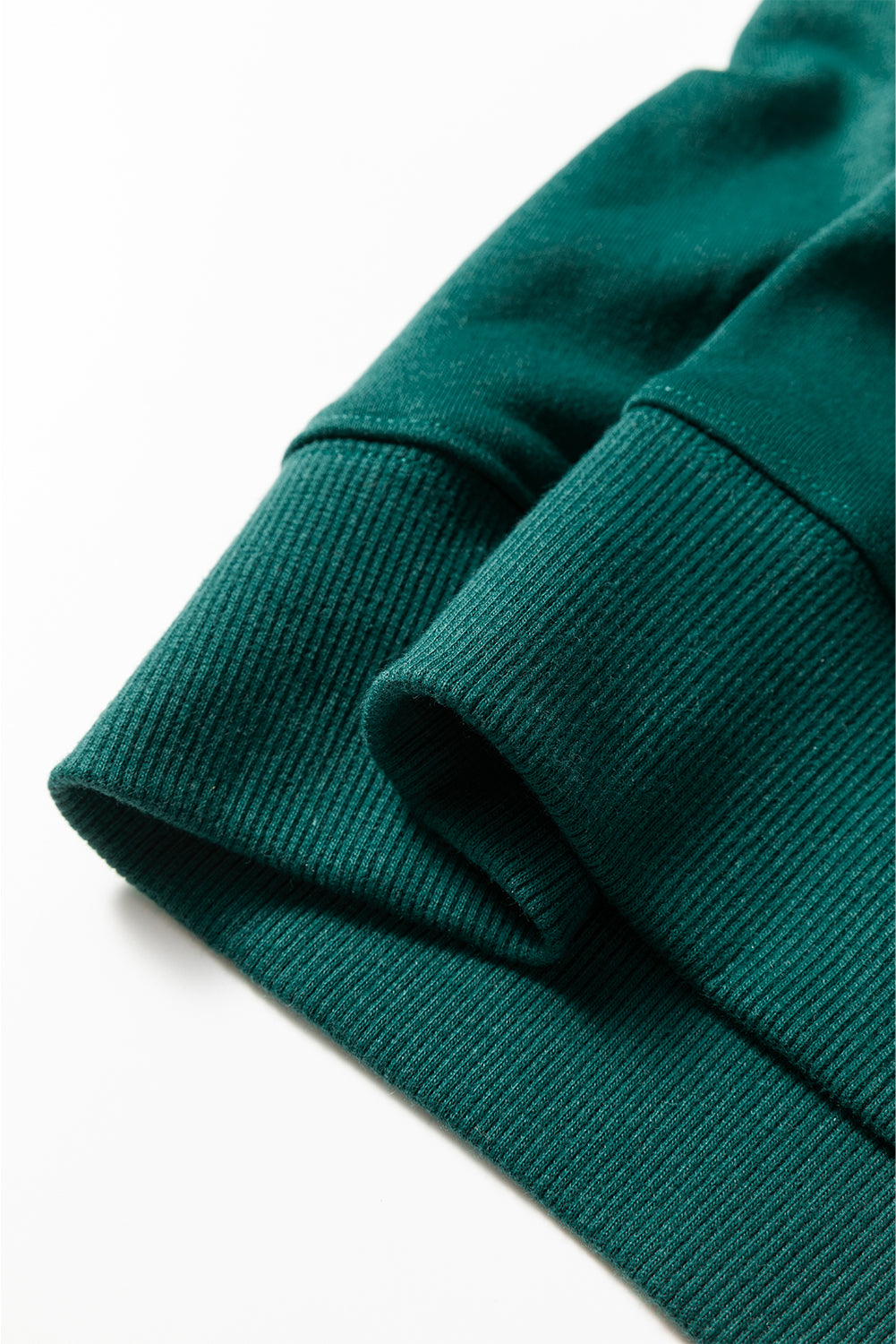 Fiery Red Colorblock Drop Shoulder Baggy Sweatshirt