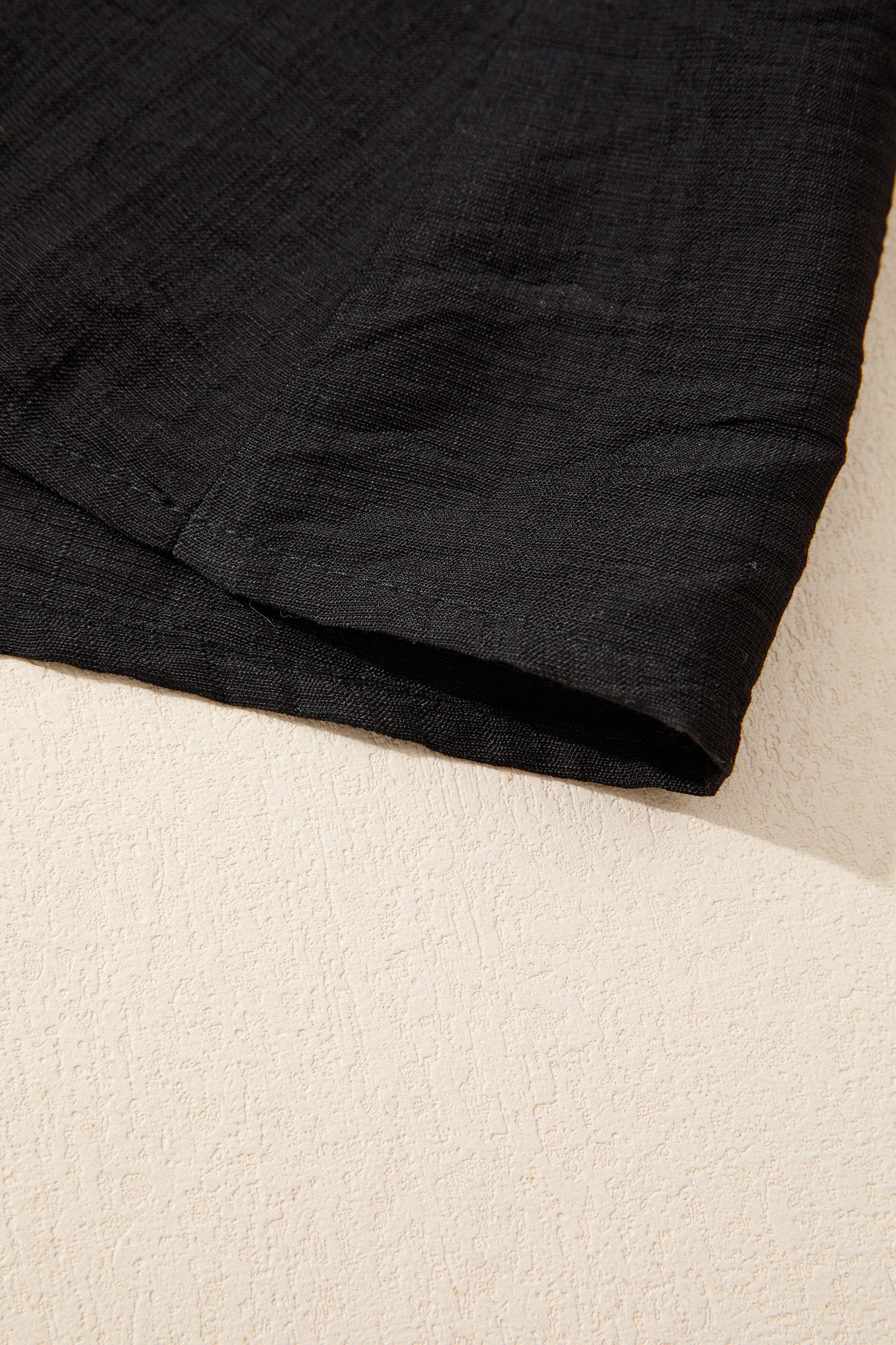 Black Leopard V Neck Patchwork Smocked Waist Plus Size Ruffled Dress