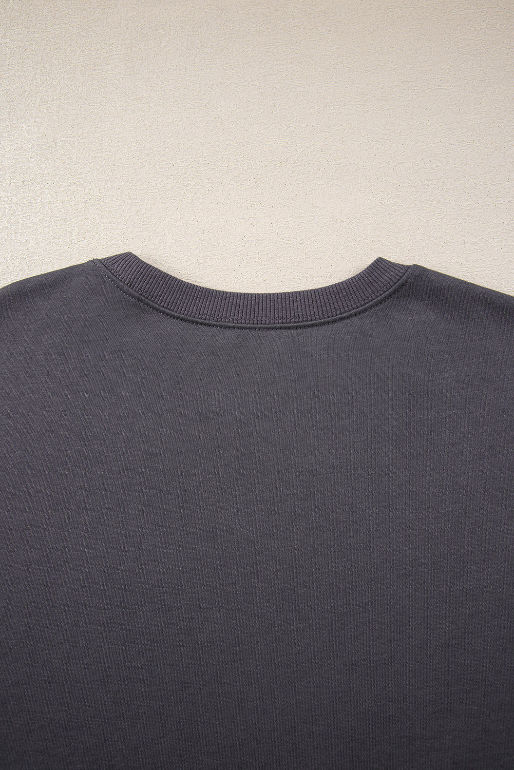 Rose Red Varsity Striped Detail Drop Shoulder Oversized Sweatshirt