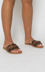 Ariah Open Toe Flat Sandals