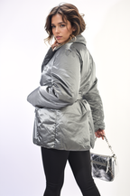 Penelope Oversized Belted Jacket